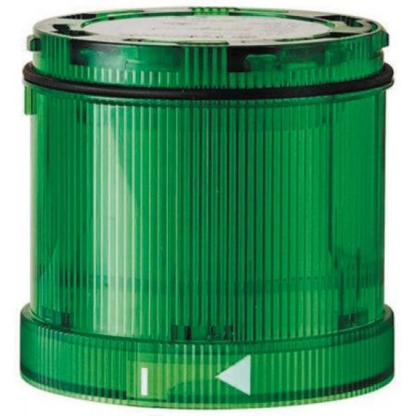 Werma 644.200.68 Series Green Steady Effect Beacon Unit for Use with KombiSIGN 70 Stacking Tower System, 230 V ac, LED Bulb