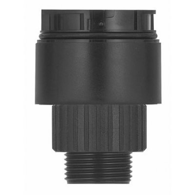 Werma 630.820.00 Black Single Hole Adapter for use with KombiSIGN 40