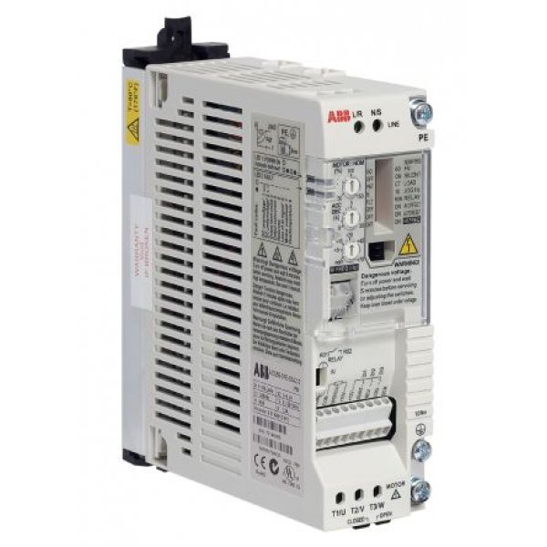 ABB ACS55-01E-01A4-2 Inverter Drive 0.18 kW with EMC Filter 1-Phase In 200 → 240 V