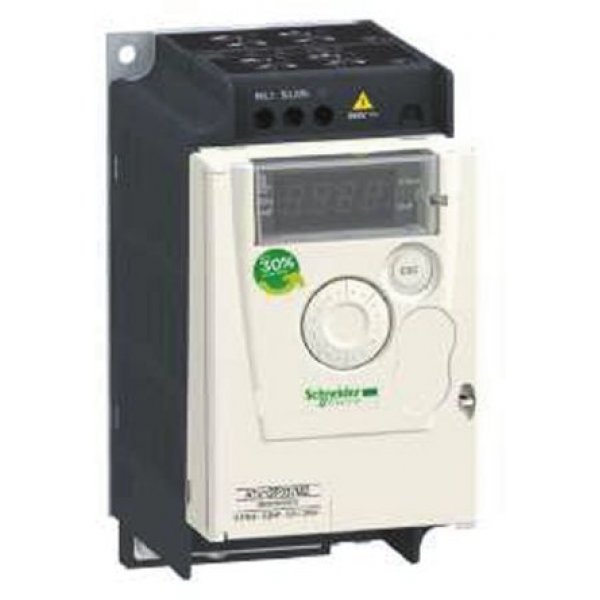 Schneider Electric ATV12P075M2 Inverter Drive with EMC Filter, 1-Phase In
