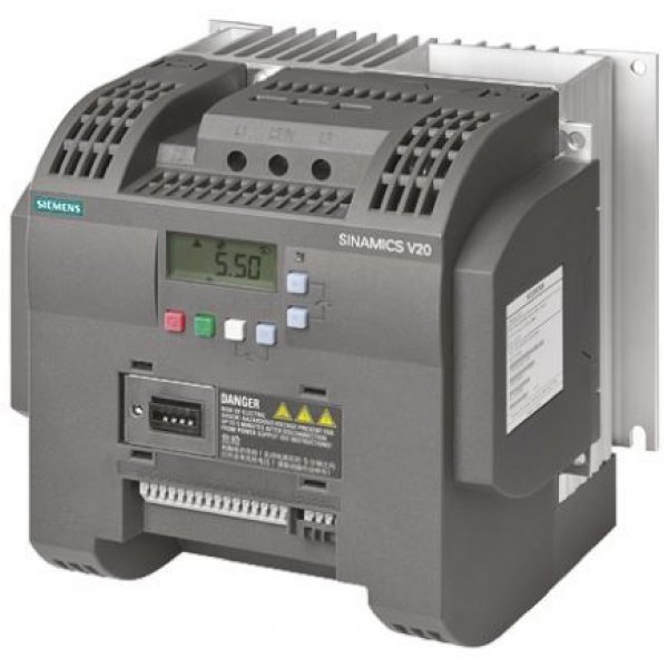 Siemens 6SL3210-5BB23-0UV0 Inverter Drive 3 kW, 1-Phase In, 200 → 240 V ac