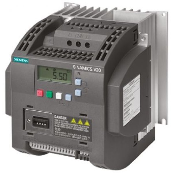 Siemens 6SL3210-5BB21-5UV0 Inverter Drive 1.5 kW, 1-Phase In, 200 → 240 V ac