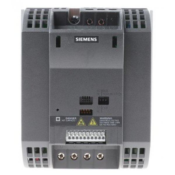 Siemens 6SL32110AB215UA1 Inverter Drive 1.5 kW, 1-Phase In, 200 → 240 V ac