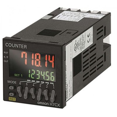 Omron H7CX-AU-N 6 Digit LCD Digital Counter 5kHz 100→240 Vac