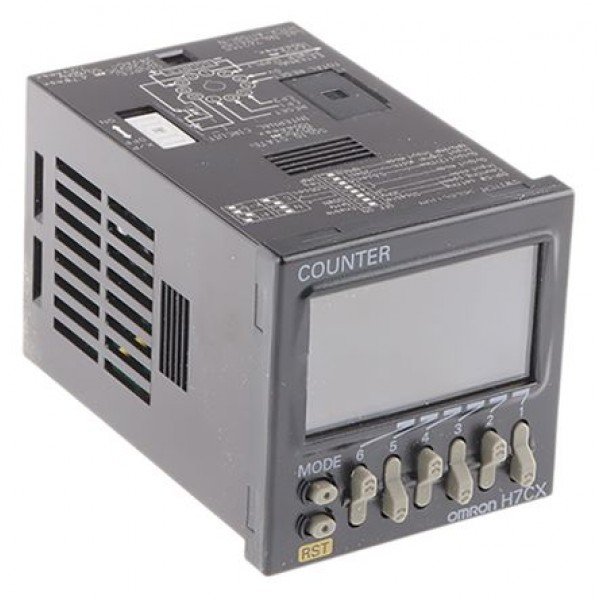Omron H7CX-A11SD1-N 6 Digit LCD Digital Counter 5kHz 24 Vac, 12→24 Vdc