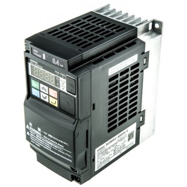Omron MX2-AB004-E Inverter Drive 0.4 kW, 1-Phase In, 200 → 240 V