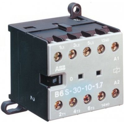ABB GJL1313001R7101 - B7S-30-10-1.7-71 Contactor, 24 V dc Coil, 3 Pole, 9 A, 5.5 kW, 3NO