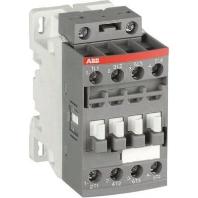 ABB 1SBL137201R1200 AF09-40-00-12 Contactor, 110 V ac/dc Coil, 4 Pole, 7 A, 4 kW, 4NO