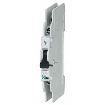 Eaton 113895 Z-IHK-NA Auxiliary Contact - 1NC + 1NO, 2 Contact, DIN Rail Mount, 6 A
