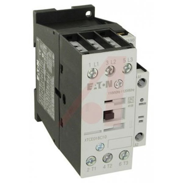 Eaton 277264 XTCE032C10T xStart DILM Contactor, 24 V ac Coil, 3 Pole, 32 A, 15 kW, 3NO