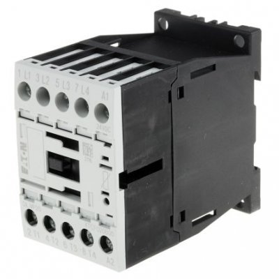 Eaton 276985 DILMP20(24VDC) Contactor, 24 V dc Coil, 4 Pole, 20 A, 5.5 kW, 4NO