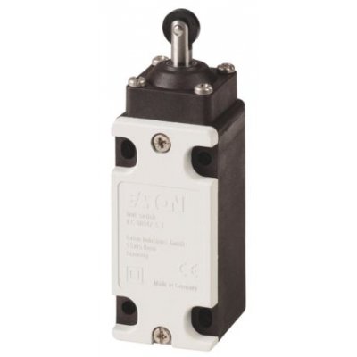 Eaton 000498 AT4/11-1/I/RS Roller Plunger Limit Switch, NO/NC, IP65, Plastic Housing, 415V ac Max, 10A Max