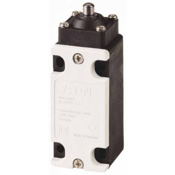Eaton 090673 AT4/11-S/I/S Plunger Limit Switch, NO/NC, IP65, Plastic Housing, 415V ac Max, 10A Max
