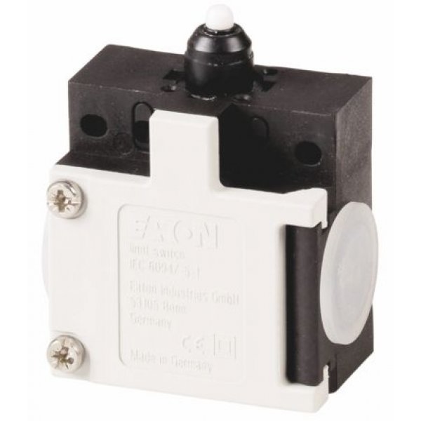 Eaton 012352 AT0-11-S-IA Plunger Limit Switch, NO/NC, IP65, Plastic Housing, 415V ac Max, 10A Max