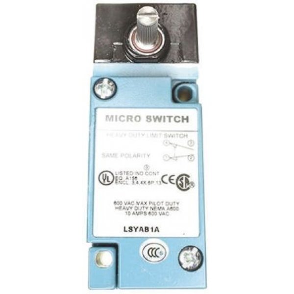 Honeywell LSYAB1A Snap Action Limit Switch Rotary Lever Die Cast Zinc
