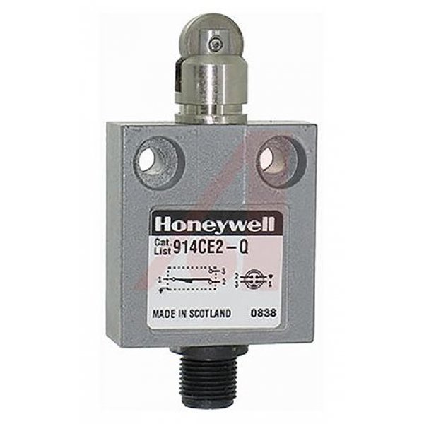 Honeywell 914CE2-Q1 Snap Action Limit Switch Roller Plunger