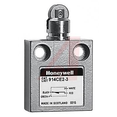 Honeywell 914CE2-3 Snap Action Limit Switch Roller Plunger