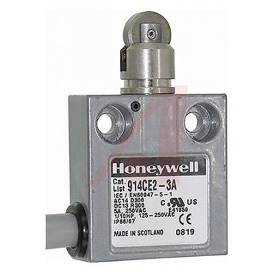 Honeywell 914CE2-3A Snap Action Limit Switch Roller Plunger