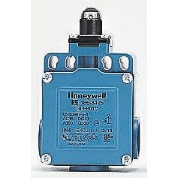 Honeywell GLEB07C Snap Action Limit Switch Plunger Die Cast Zinc