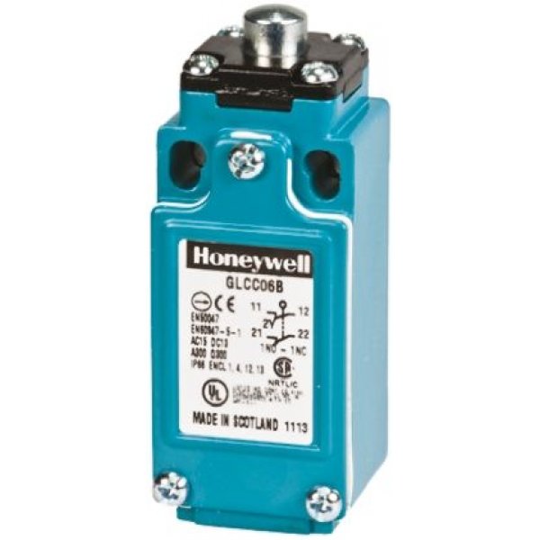 Honeywell GLCC06B-RS Slow Action Limit Switch Plunger Die Cast Zinc
