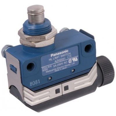 Panasonic AZH2031 Momentary Action Limit Switch Plunger, NO/NC, 250V