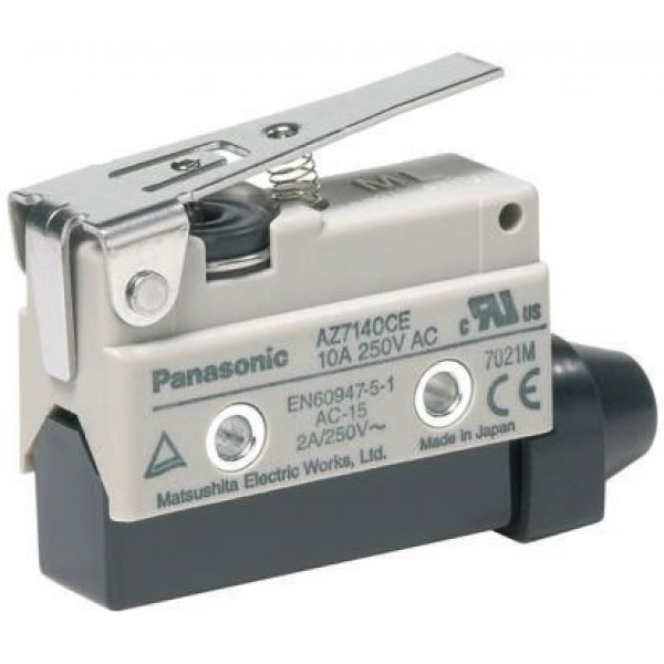 Panasonic AZ7140CEJ Limit Switch Lever, NO/NC, 250V