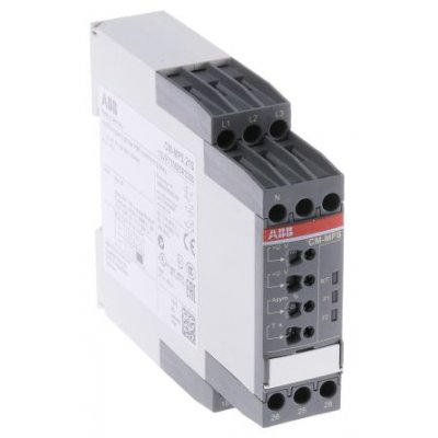 ABB 1SVR730885R3300 CM-MPS.21S Phase, Voltage Monitoring Relay, 3 Phase, DPDT, 180 → 280V ac