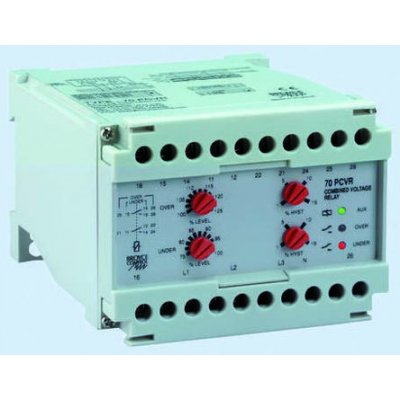 Broyce Control 70PCVR-4W 400VAC Phase, Voltage Monitoring Relay with 4NO/4NC