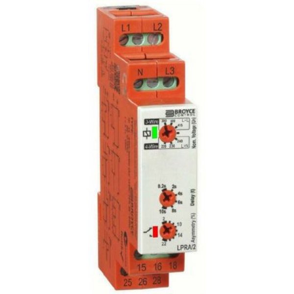 Broyce Control LPRA/2 400V Voltage Monitoring Relay with DPDT