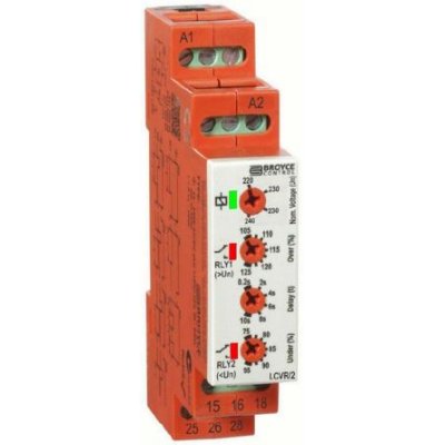Broyce Control LCVR/2 230V Voltage Monitoring Relay with SPDT Contacts
