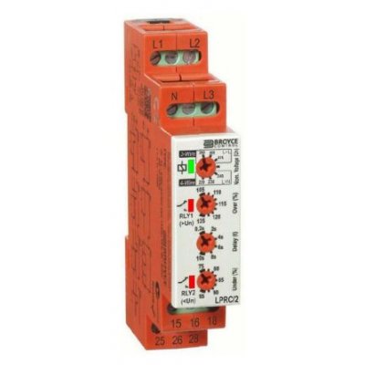 Broyce Control LPRC/2 400V Voltage Monitoring Relay with SPDT