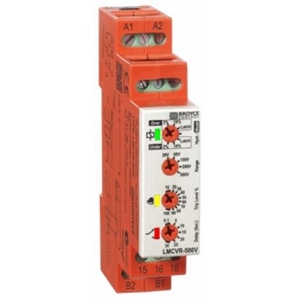 Broyce Control LMCVR-20V 24-230VAC/DC Voltage Monitoring Relay with SPDT