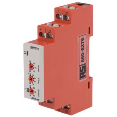 Broyce Control LXPRC-4W 230V (400V) Phase, Voltage Monitoring Relay