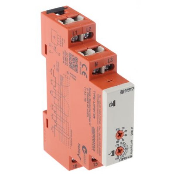 Broyce Control LXPRT-4W 230V (400V) Phase, Voltage Monitoring Relay