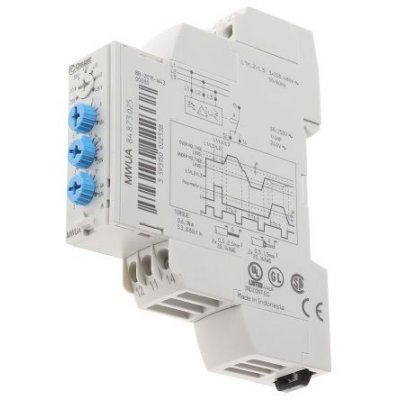 Crouzet 84873025 Phase, Voltage Monitoring Relay, 3 Phase, SPDT, 183 → 528V ac, DIN Rail