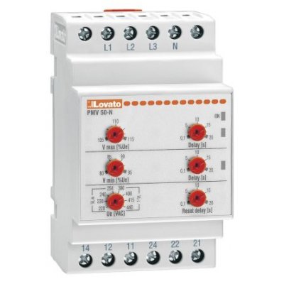 Lovato PMV50NA240 Voltage Monitoring Relay with SPDT Contacts