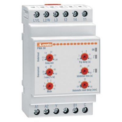 Lovato PMA50A480 Current Monitoring Relay with SPDT Contacts