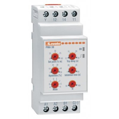 Lovato PMA30240 Current Monitoring Relay with SPDT Contacts