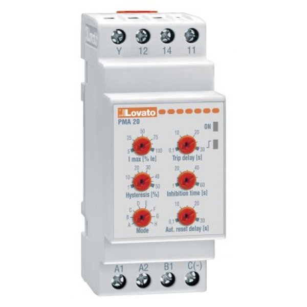 Lovato PMA20240 Current Monitoring Relay with SPDT Contacts