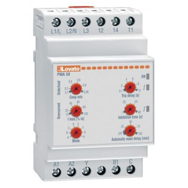 Lovato PMA50A415 Current Monitoring Relay with SPDT Contacts