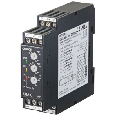Omron K8AK-TH11S 100-240VAC Temperature Monitoring Relay