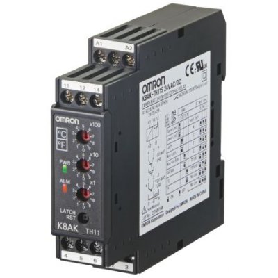Omron K8AK-TH12S 100-240VAC Temperature Monitoring Relay