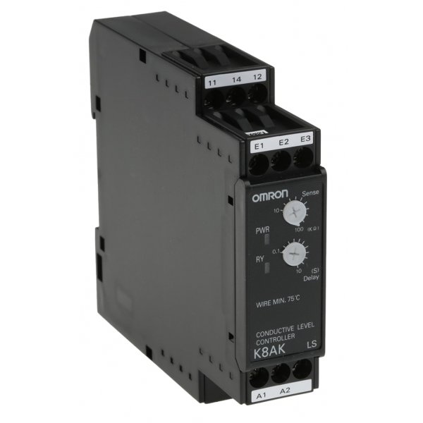 Omron K8AK-LS1 100-240VAC Level Control Monitoring Relay with SPDT