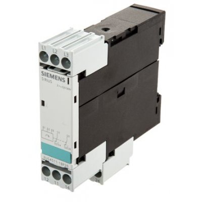 Siemens 3UG4511-1BP20 Phase Monitoring Relay with DPDT Contacts 320 → 500 V ac