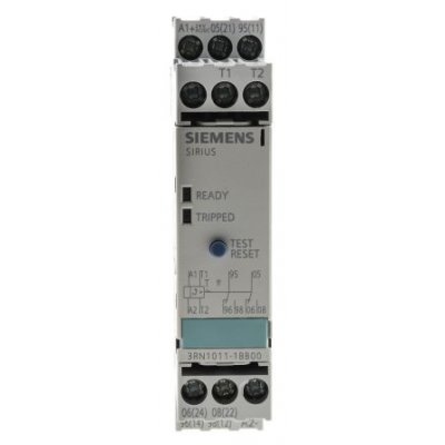 Siemens 3RN10111BB00 Temperature Monitoring Relay with DPDT Contacts, 24 V ac/dc