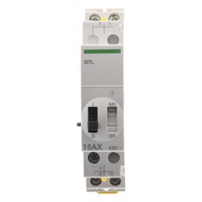 Schneider Electric A9C32816 3P Impulse Relay with 2NO Contacts, 16 A, 110 V dc, 230 → 240 V ac Coil