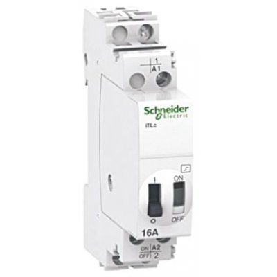 Schneider Electric A9C33811 1P Impulse Relay with NO Contacts, 16 A, 230 → 240 V ac Coil