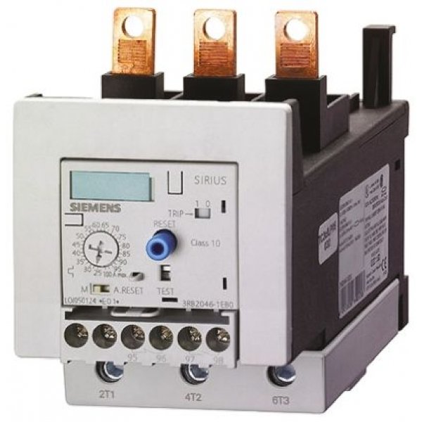 Siemens 3RB2046-2EB0 Overload Relay NO/NC, 4 A, 11 → 45 kW