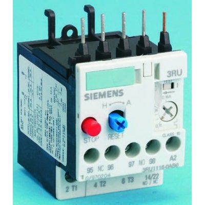 Siemens 3RU1146-4KB0 Overload Relay NO/NC, 57 → 75 A, 75 A, 37 kW