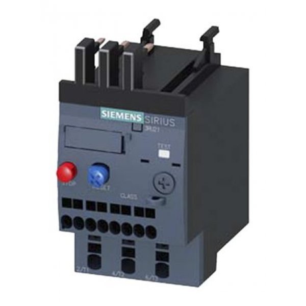 Siemens 3RU2116-1DC1 Overload Relay NO/NC, 3.2 A, 3 A